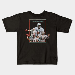 Dan Marino-Square Retro Bootleg Kids T-Shirt